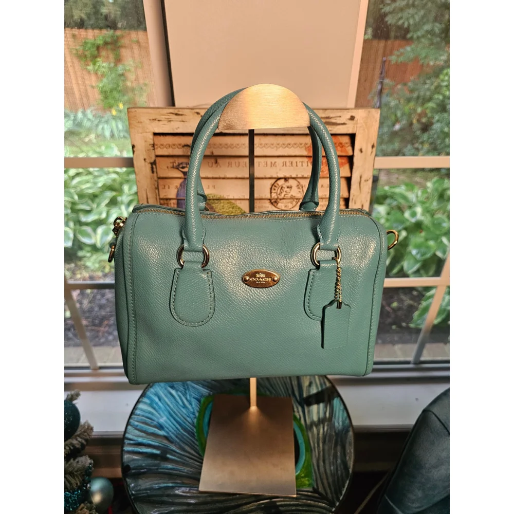 COACH Small BENNETT BOSTON SATCHEL CROSSBODY TOTE BAG EUC - Picture 1 of 6